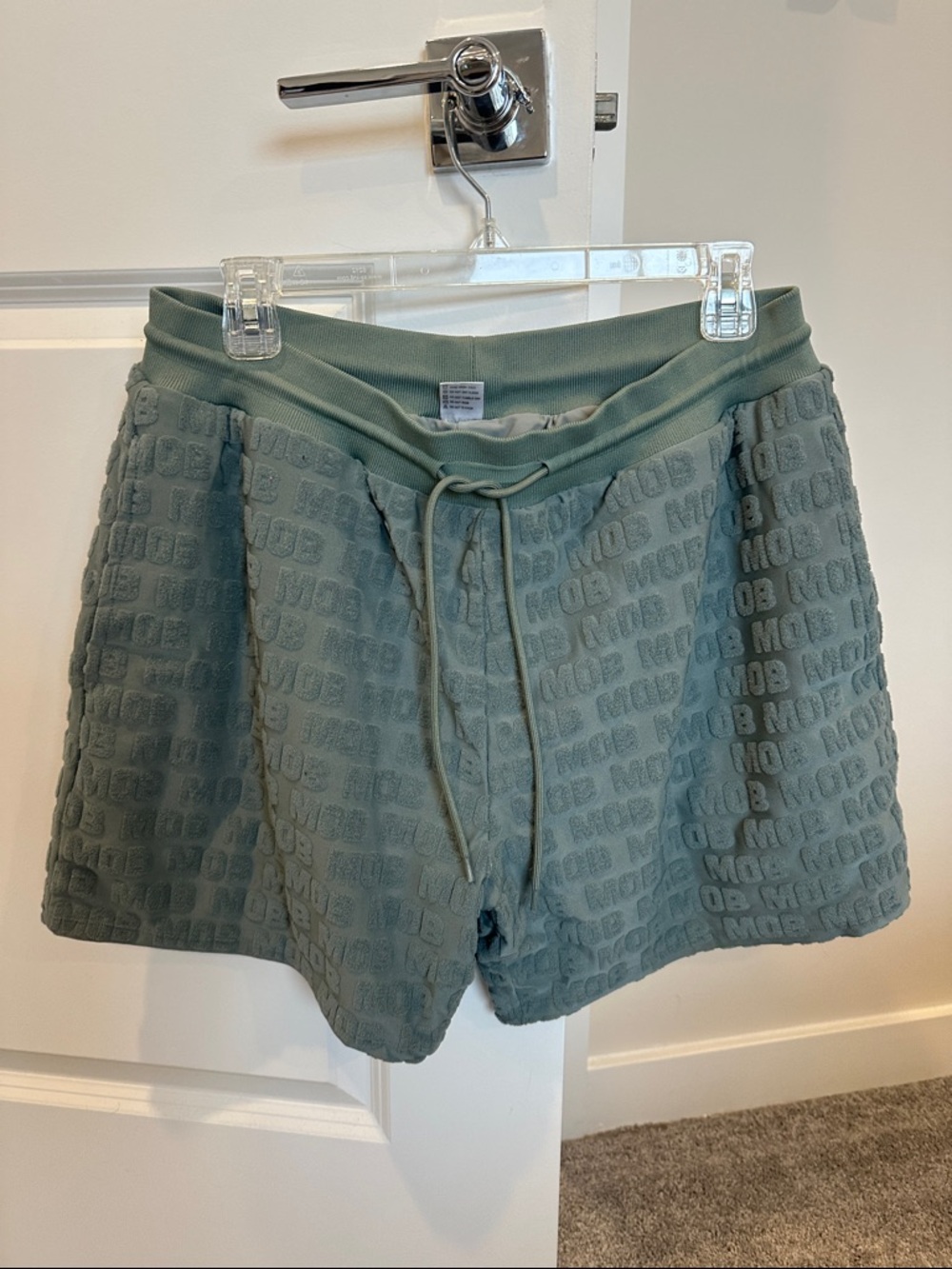 Strawberry Milk Mob Green Logo Men’s Shorts